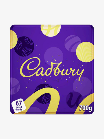 Cadbury Dairy Milk Chocolate Mixed Chunks Tin 700g