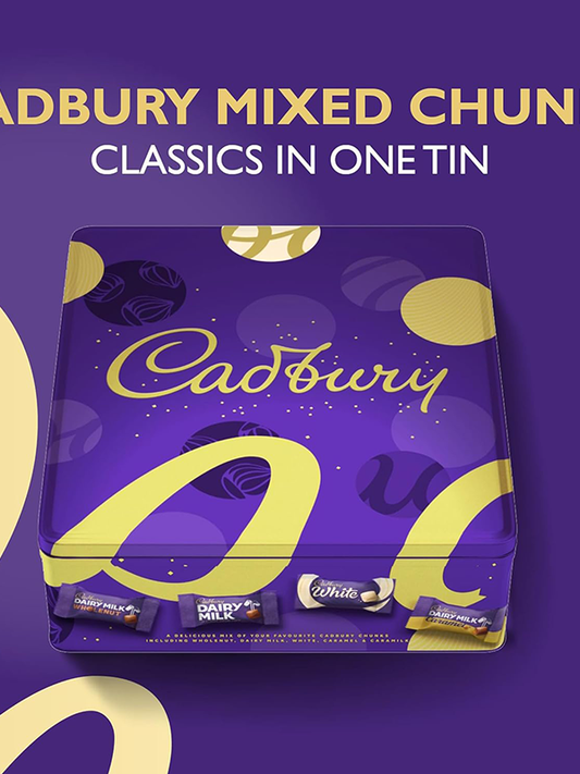 Cadbury Dairy Milk Chocolate Mixed Chunks Tin 700g