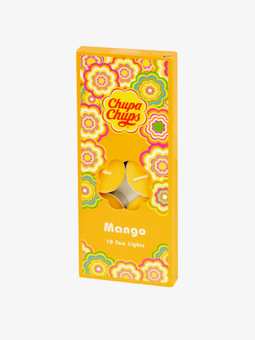 Chupa Chups Κεριά Ρεσό Μάνγκο (συσκ. 10τμχ)