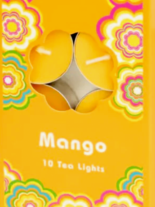 Chupa Chups Κεριά Ρεσό Μάνγκο (συσκ. 10τμχ)