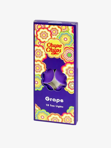 Chupa Chups Κεριά Ρεσό Σταφύλι (συσκ. 10τμχ)