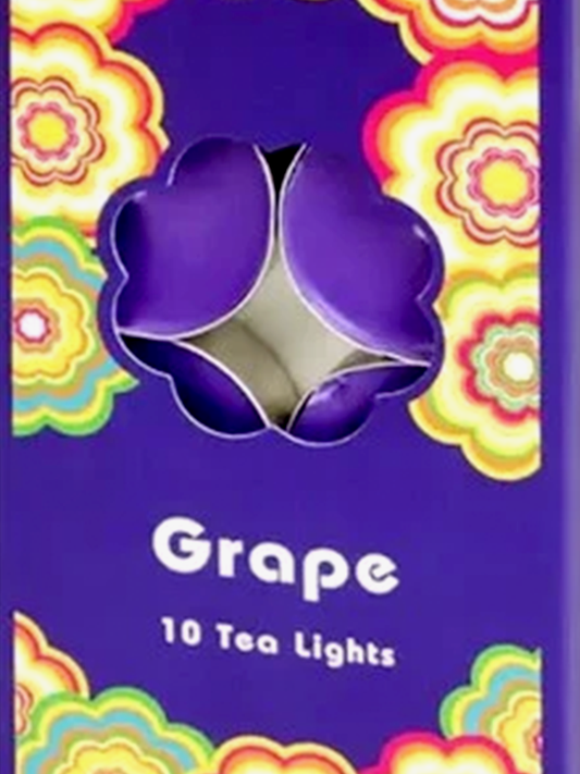 Chupa Chups Κεριά Ρεσό Σταφύλι (συσκ. 10τμχ)