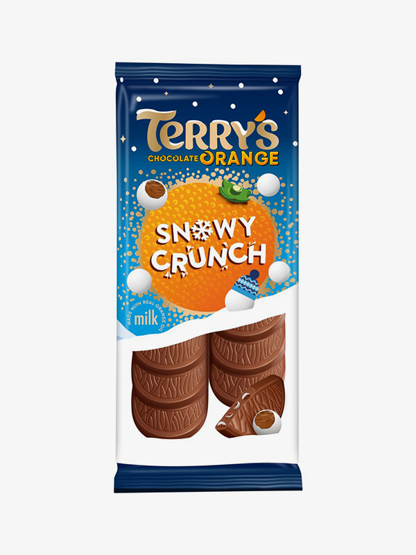 Terry's Chocolate Orange Snowy Crunchy Bar 90g