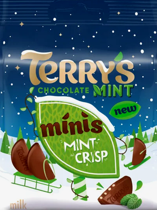 Terry's Chocolate Mint Crisp Minis Bag 80g