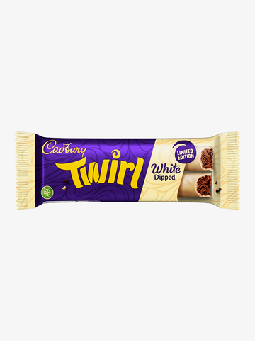 Cadbury Twirl White Dipped Chocolate Bar 43g