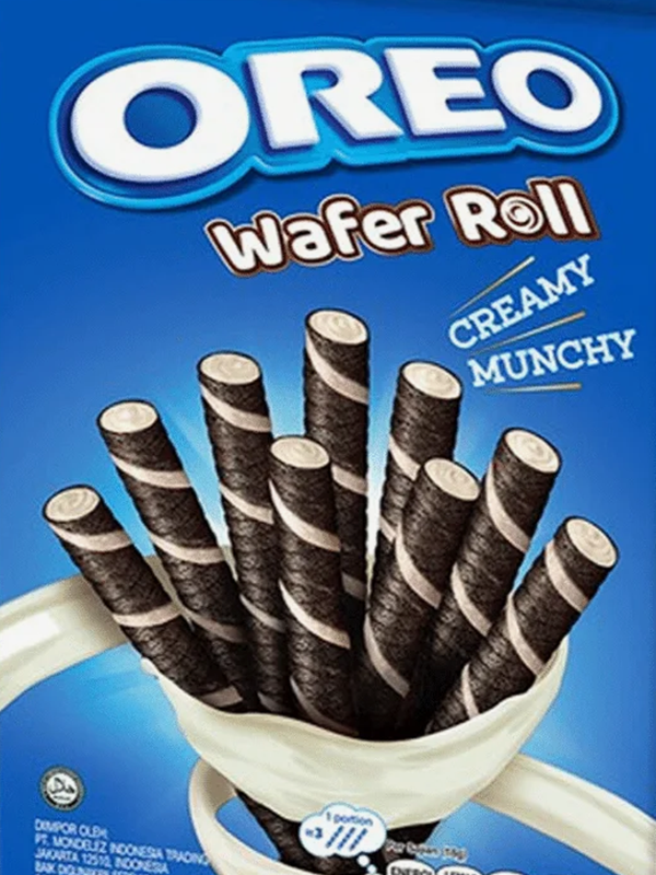 Oreo Rolle Oreo Wafer Roll Vanilla 54g