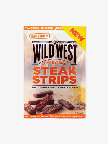 Wild West Honey BBQ Steak Strips 25g