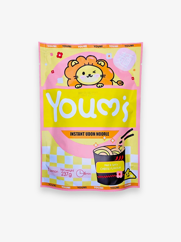 Youmi Instant Udon Noodles Hot & Spicy Cheese 227g