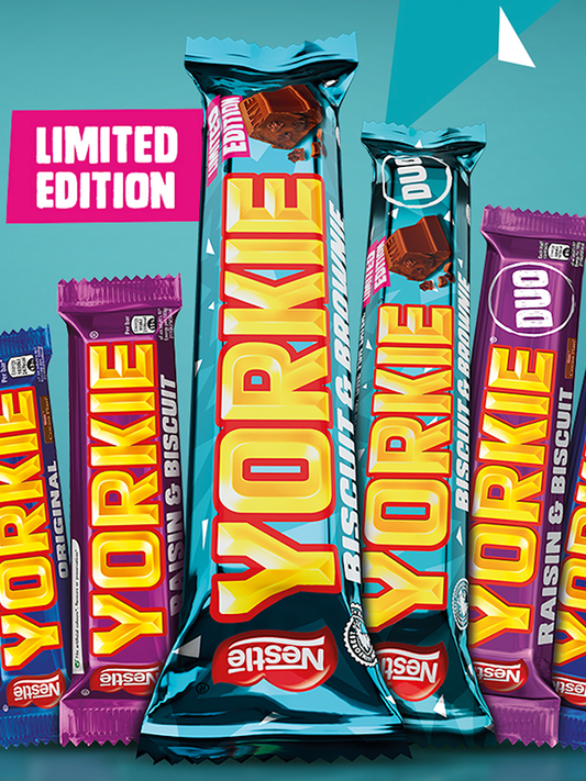 Nestlé Yorkie Brownie & Biscuit Duo Bar 72g