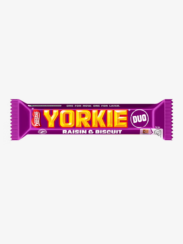 Nestlé Yorkie Raisin & Biscuit Duo Bar 72g