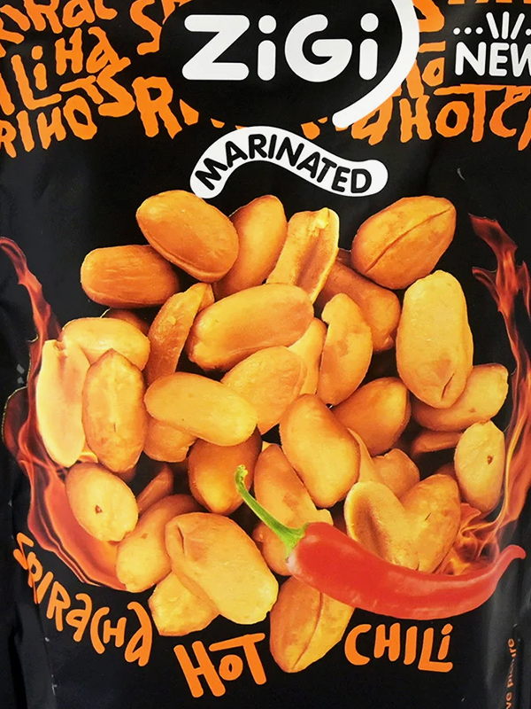 Zigi Sign Zigi Peanuts Hot Chilli Peppers 70g