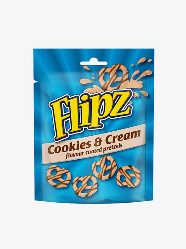 <tc>Flipz Cookies & Cream Pretzels 90g</tc>
