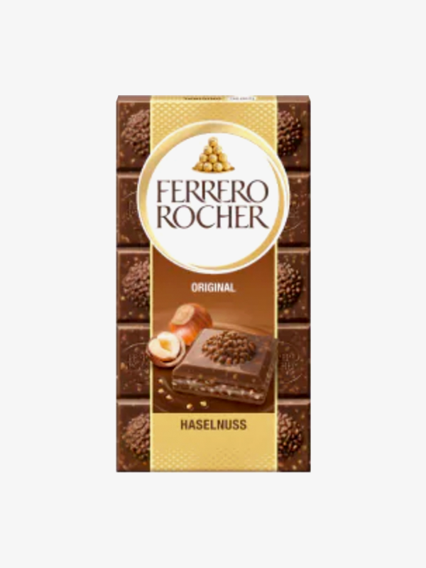 <tc>Ferrero Rocher Original Chocolate Bar 90g</tc>