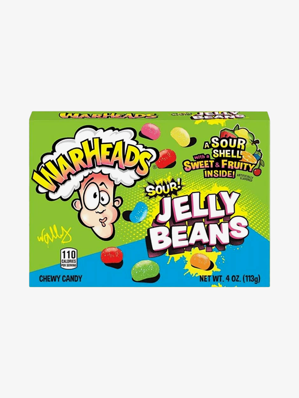 Warheads Sour Jelly Beans  113g
