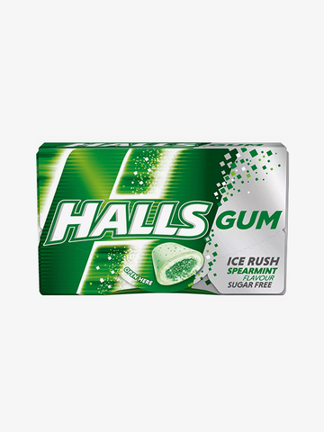 Halls Gum Spearmint 18γρ