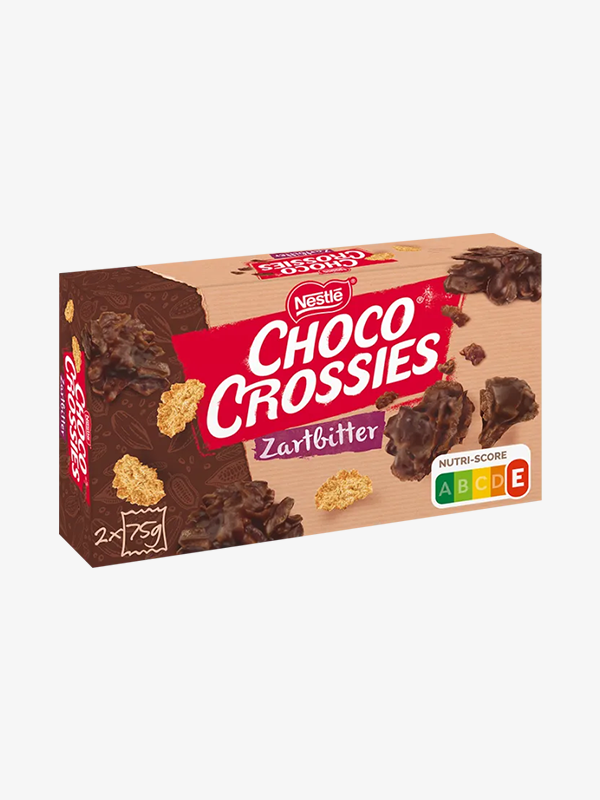 <tc>Nestlé Choco Crossies Dark Choc 150g</tc>