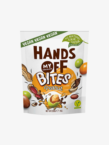 Hands Off my Chocolate Vegan Bites Peanut 185g