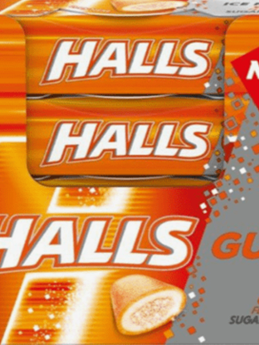 Halls Gum Citrus 18g