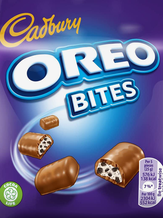 <tc>Cadbury Oreo Bites 95g</tc>