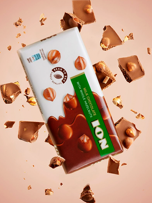 <tc>ION Milk Chocolate with Whole Hazelnuts 200g</tc>