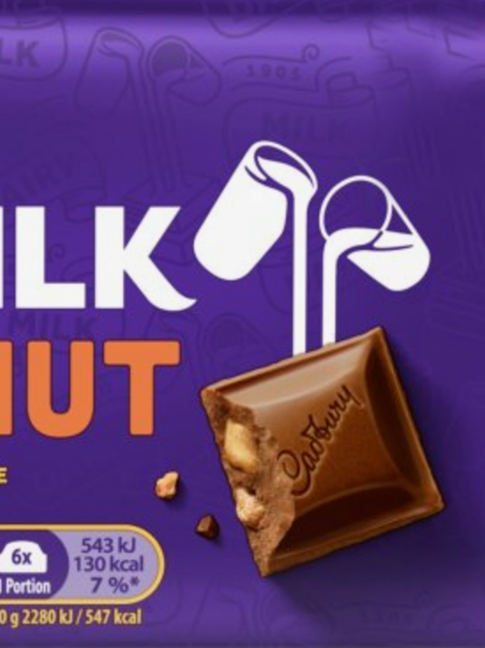 <tc>Cadbury Chopped Hazelnut 95g</tc>