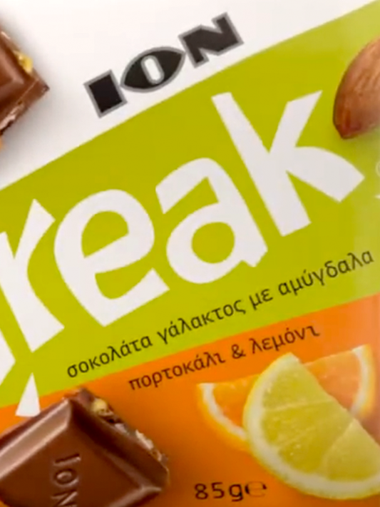 <tc>Break Milk Chocolate with Almonds, Orange & Lemon 85g</tc>