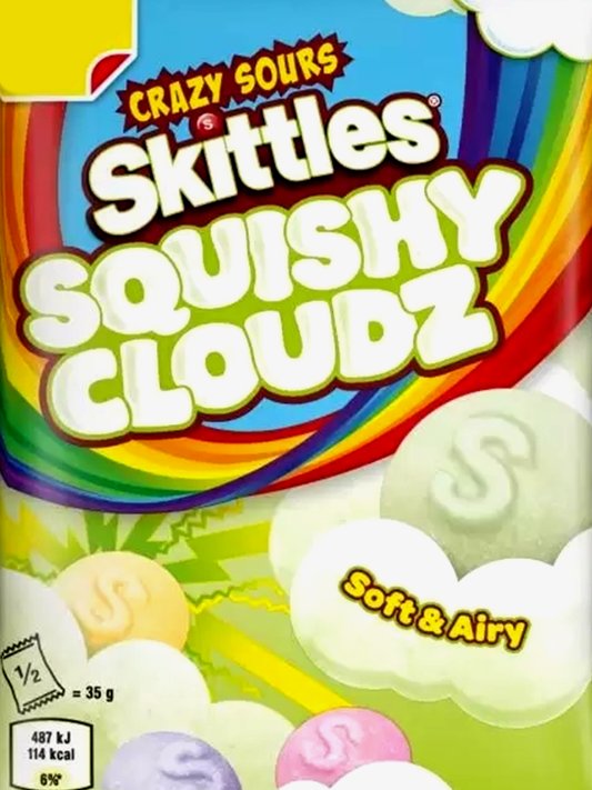 Skittles Sours Squishy Cloudz 70g