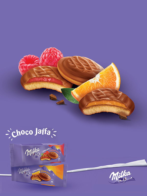 Milka Cookies Raspberry Milka Jaffa Raspberry 147g